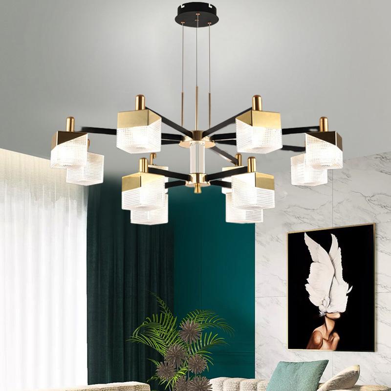 Светодиодная хрустальная люстра для гостиной, потолочный светильник, потолочная люстра, ресторан, люстра, потолочный светильник для спальни