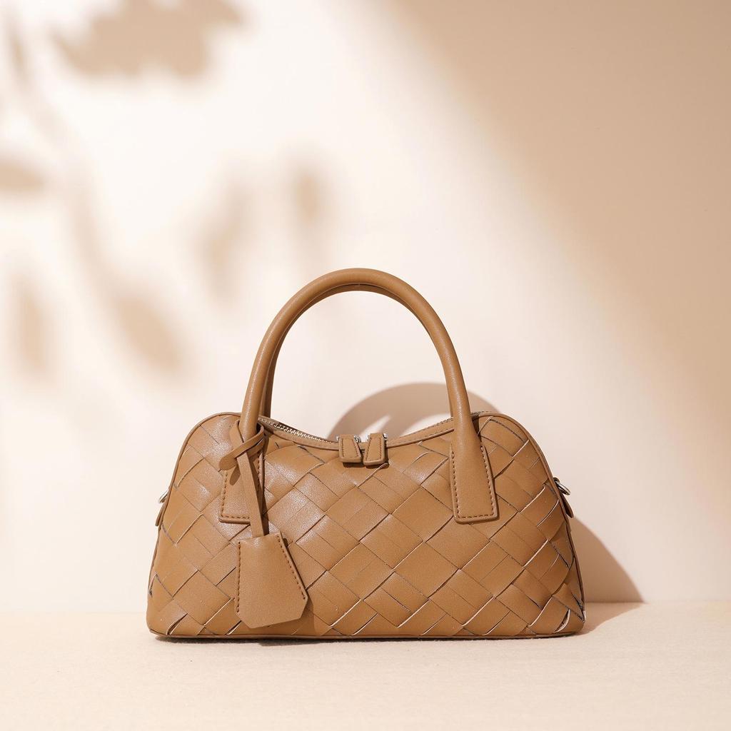 2025 Женская сумка через плечо из кожи ручной работы - Большая вместительная сумка-мессенджер подмышкой