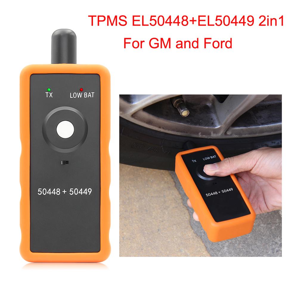 TPMS 50448 Plus 2в1 автоматический инструмент для переобучения TPMS EL-50448 EL-50449 Поддержка датчика давления в шинах для GM Ford Инструмент сброса