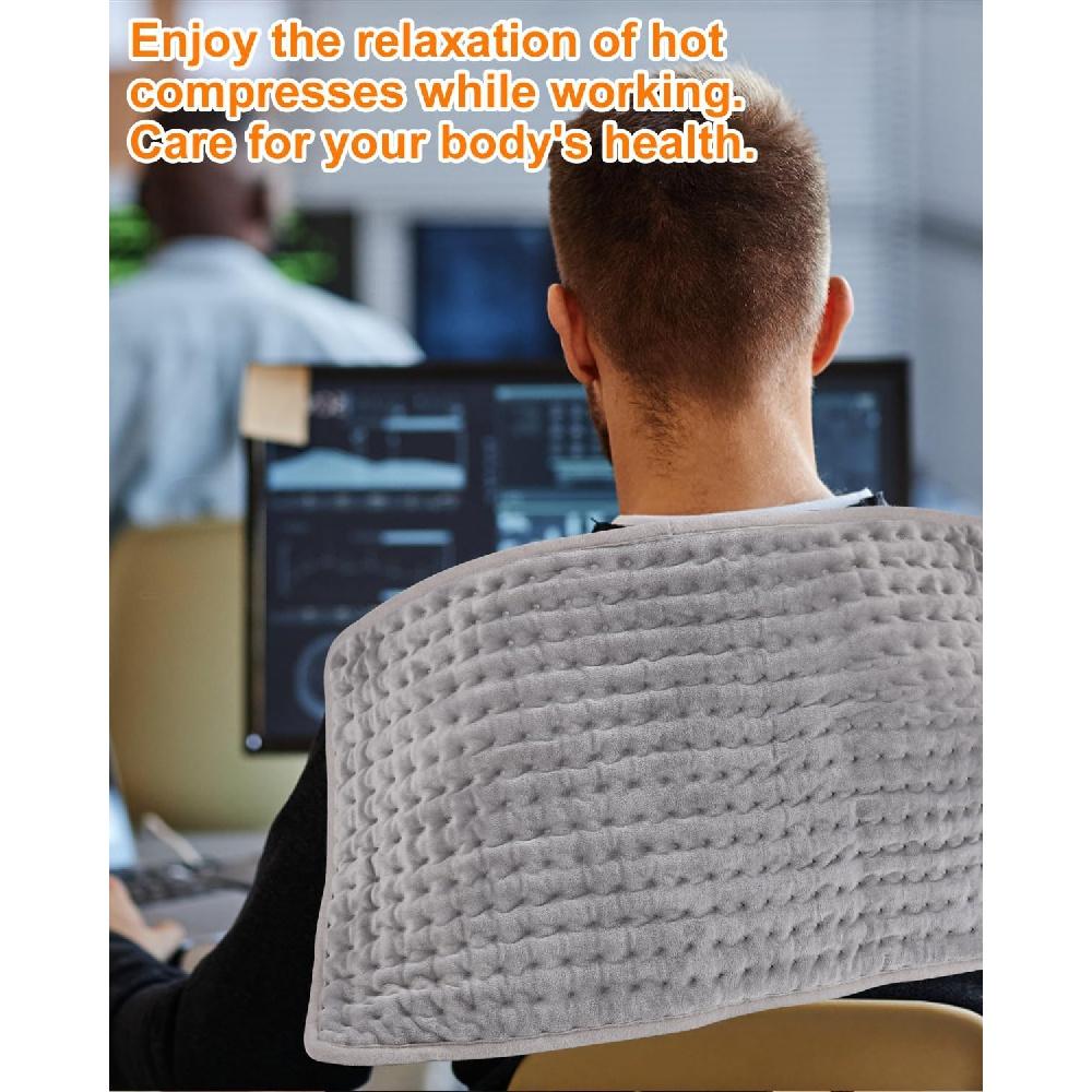 30 X 60 Cm Heating Pad with Automatic Shut-Off and 9 Temperature Levels Heating Pad with Automatic Shut-Off 4 Timing Settings, Machine Washab