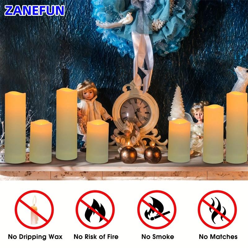 72-Pack LED Flameless Candles with Remote Control for Home and Special Occasions (Three Sizes)