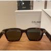 Б/у солнцезащитные очки CELINE в черной оправе 45
