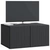 Wall Mounted TV Cabinet Black 59.5 x 41 x 30 cm