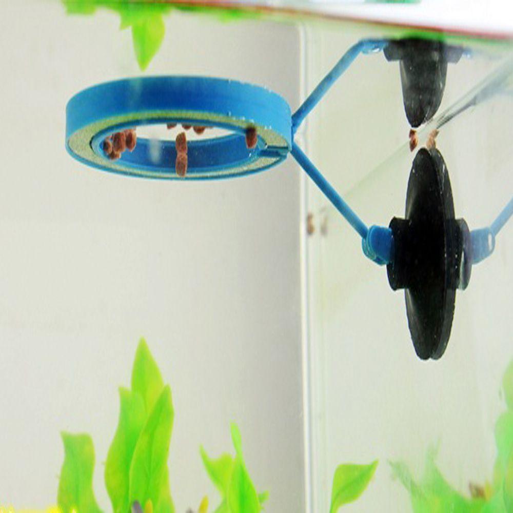 Дом и Сад Плавающий поднос для еды Кормушки для растений и рыб Кольцо для кормления аквариума