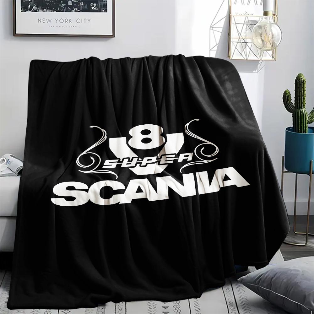 1PC Truck Print Flannel Blanket, High quality All Seasons, Home Decor, Warmth and Comfort, Perfect for Christmas Gifts