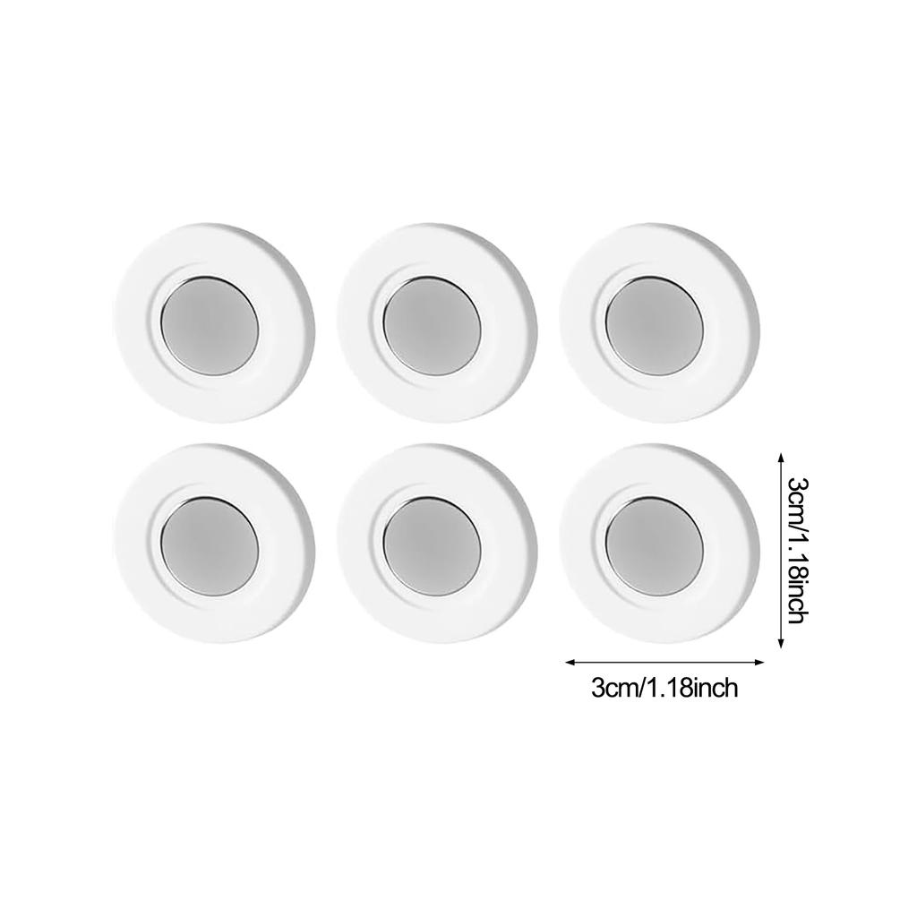 3/6/12 шт. Прочный магнитный держатель для пульта дистанционного управления Настенное крепление Самоклеящийся держатель для пульта дистанционного управления для ТВ/кондиционера для дома/офиса