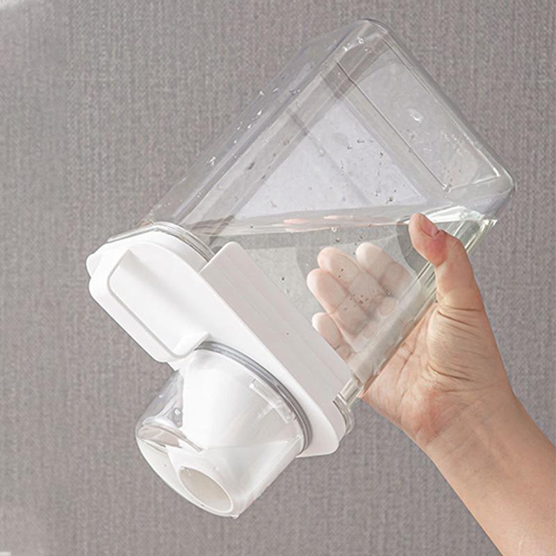 Резервуары для хранения с крышками. Герметичный дозатор стирального порошка. Многоразовый герметичный пластик.