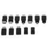 Pack of 12 Pcs Multiple USB2.0 Adapters MicroMini Male Female Converters Connectors