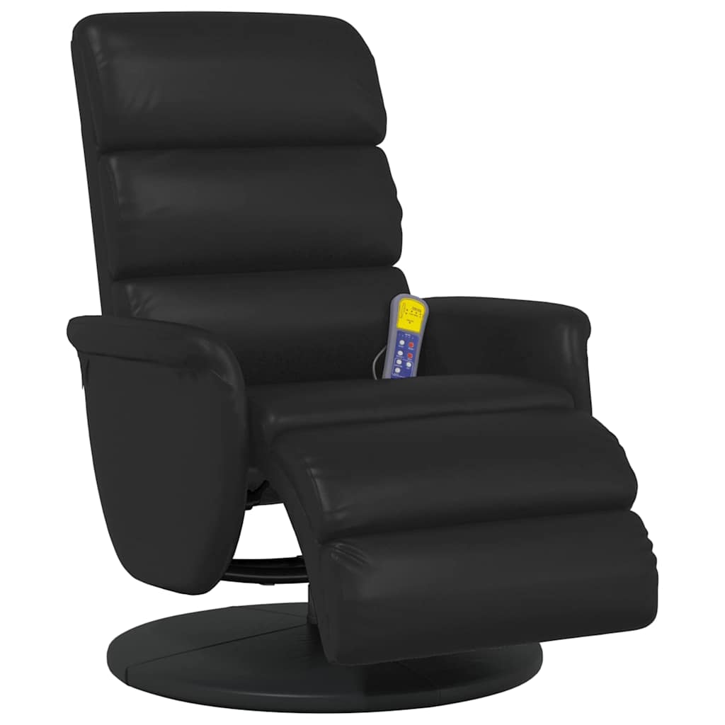 Massage Relax Chair Black 71 x 98 x 106 cm Artificial Leather