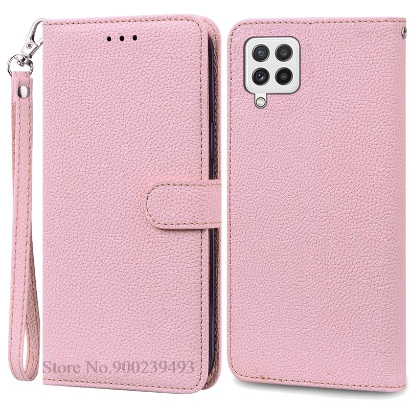 M32 4G Case For Samsung Galaxy M32 Case Leather Wallet Flip Case For Samsung M32 M 32 SM-M325F Case Soft Silicone Cover Fundas