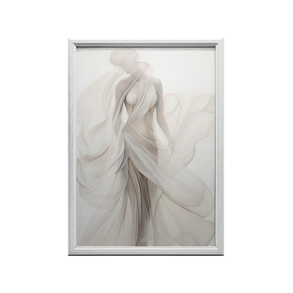 The Delicacy of the Feminine Form The Delicacy of the Feminine Form, 40X50 Cm, Gold Aluminum Frame, 230 Gsm Matte Paper
