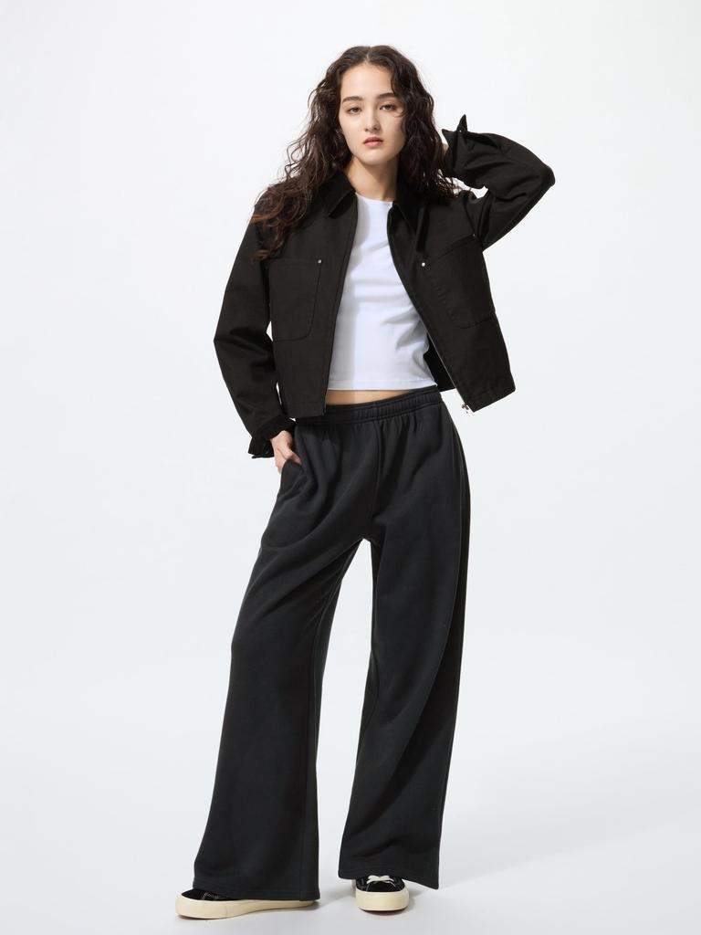 Uniqlo Широкие спортивные брюки Длина штанины 70 73 см