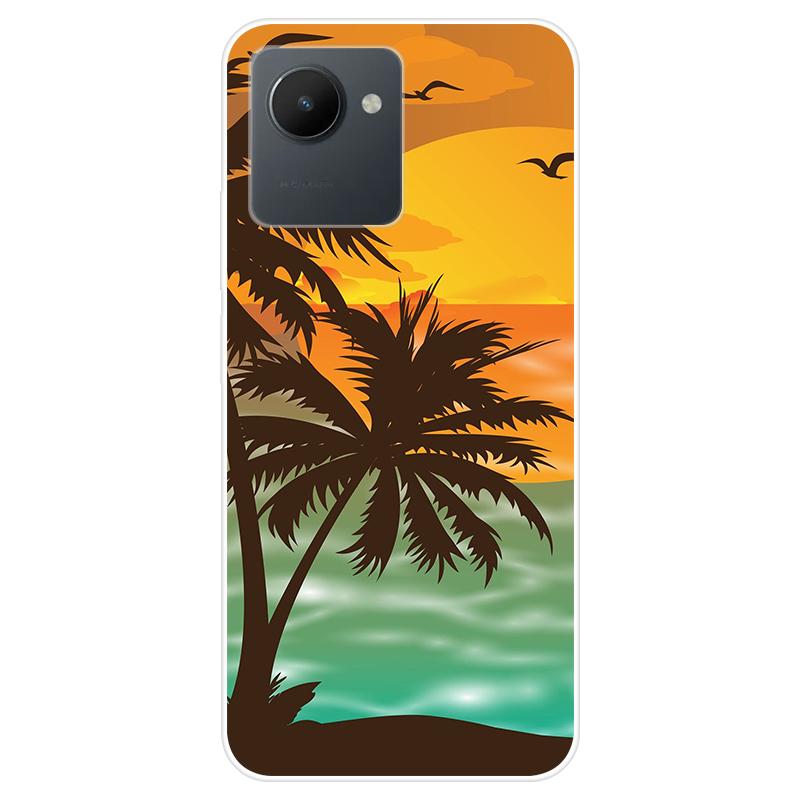 Для Realme C30S C 30S RealmeC30S чехол Мягкая силиконовая задняя крышка Чехол для телефона с рисунком из мультфильма Разнообразие