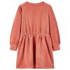 Kids Dress with Long Sleeves Medium Pink 92/104/116/128/140