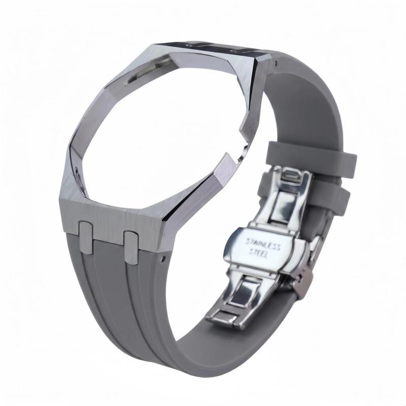 Корпус часов из нержавеющей стали Силиконовый ремешок Мод-комплект Для Swatch X AP Royal Pop Карманный сменщик на часы Персонализированные аксессуары 7