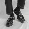 Fashion Men Thick Soled Leather Shoes Business Formal Loafers Casual Shoe Classic Comfortable Fashion Luxury  Dating Party Driving Shoes