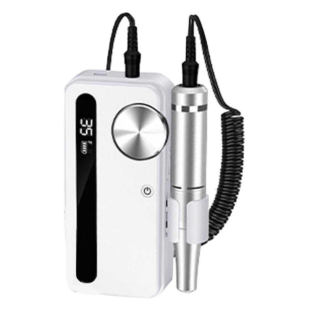 2 в 1 электрическая шлифовальная машинка для ногтей портативная перезаряжаемая профессиональная беспроводная электронная пилка для ногтей Efile