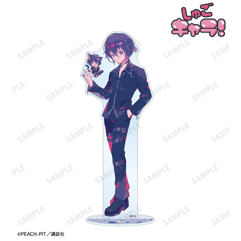 Иллюстрация Shugo Chara от Yumenouchi-san: Цукуёми Икуто (Школьная форма Вер.) БОЛЬШАЯ акриловая подставка