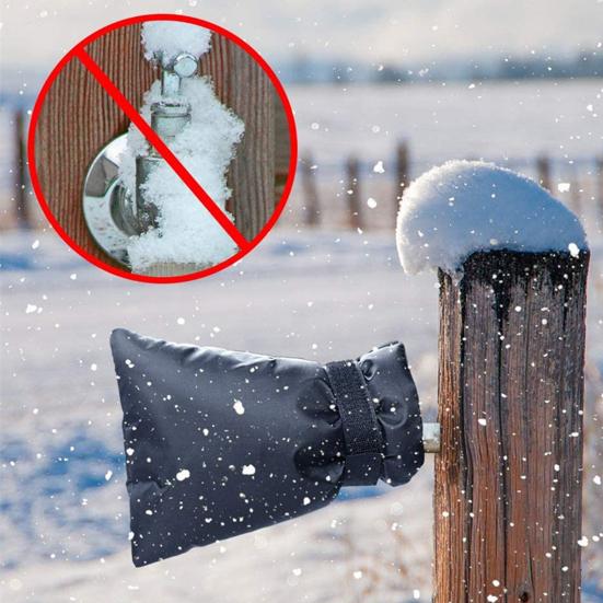 Крышка для защиты от замерзания крана, утепленная, термозащитная, протектор для уличных садовых кранов, защита от холода, водонепроницаемый щиток для крана, зимняя защита
