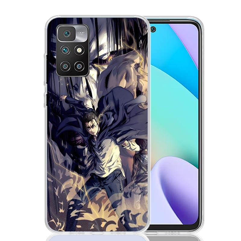 Чехол для телефона 'Атака Титанов' Rumbling для Xiaomi Redmi 12 12C 9 9A 9C 9T 10 10A 10C 8 8A 7 7A 6 6A K40 K20 Pro S2 10X Печатная крышка