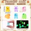 30 Pack Luminous Capybara Figures Colored Mini Resin Capybaras Glow In The Dark Miniature Capybara Tiny Little Small Animal Toys
