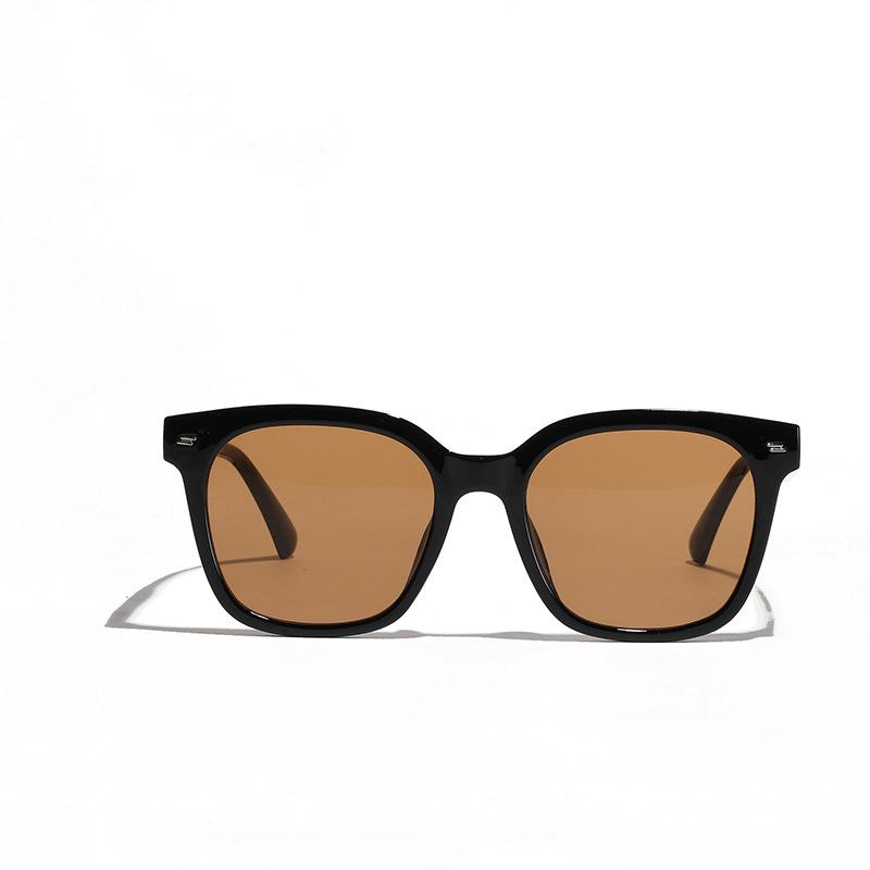 Квадратная большая оправа Hip-Hop Rivet Glasses Frame солнцезащитные очки мужские, популярные солнцезащитные очки женские