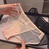 Женские летние чистые сексуальные кружевные ленточные высокие разрезы хлопковые трусики с низкой талией и ластовицей