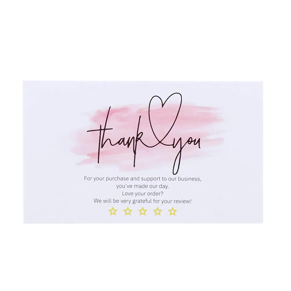 30 шт. поздравительных бирок «Спасибо за ваш заказ» Магазин крафт-бумаги для открыток Подарочные поделки Украшения Открытки Свадебные приглашения для малого бизнеса