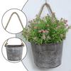 Hanging Planter Wall Flower Pot Holder Sturdy Basket for Farmhouse Balcony