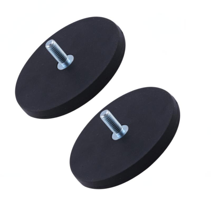 10/4/2PCS 88mm M8 Bolt Magnetic Base Mount Bracket Clamp LED Work Light Bar Holder SUV Offroad