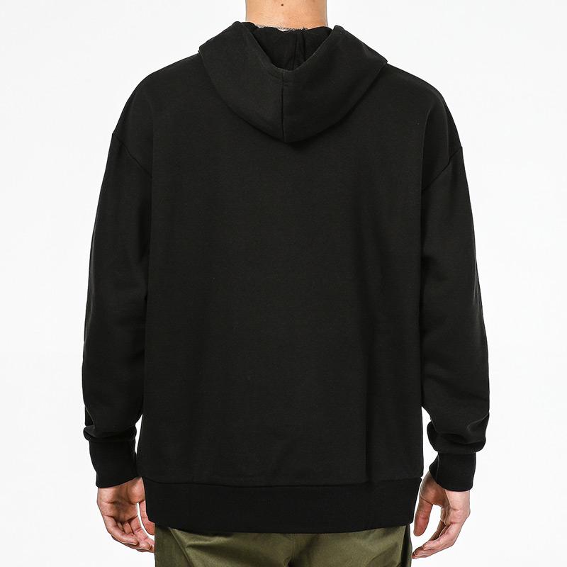 Puma Вязаная толстовка с капюшоном с логотипом Мужские топы Черный 533114-01