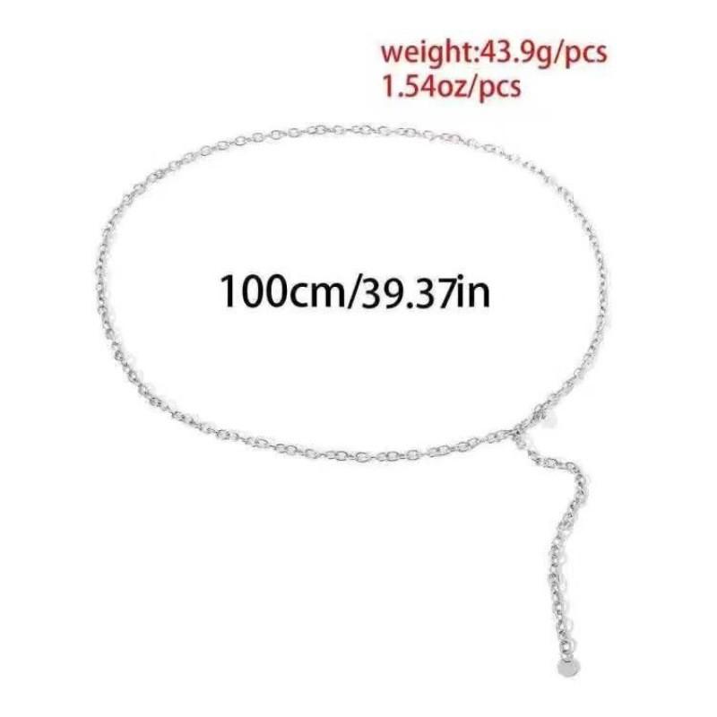 Стильный летний пояс-цепочка на талию с крупными жемчужинами и акцентами в виде бабочек для платьев