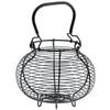 Корзина для салата Старый черный металл 24 см