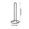 Black/Silver Vertical Napkins Rack Stainless Steel Tissue Stand  Dining Table
