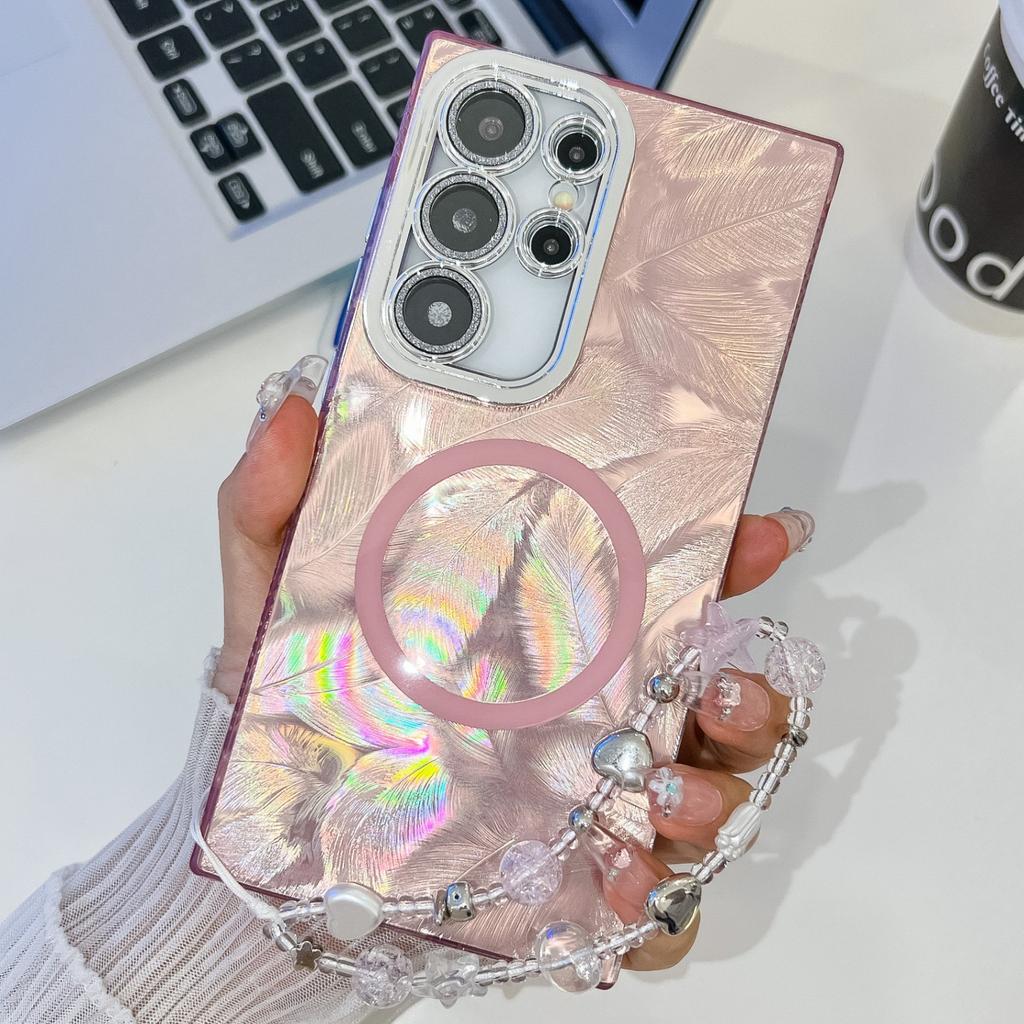 Подходит для iPhone11 Apple 11ProMax гальванический S11FE перо S11Ultra перовая пряжа s11 защитный чехол женский