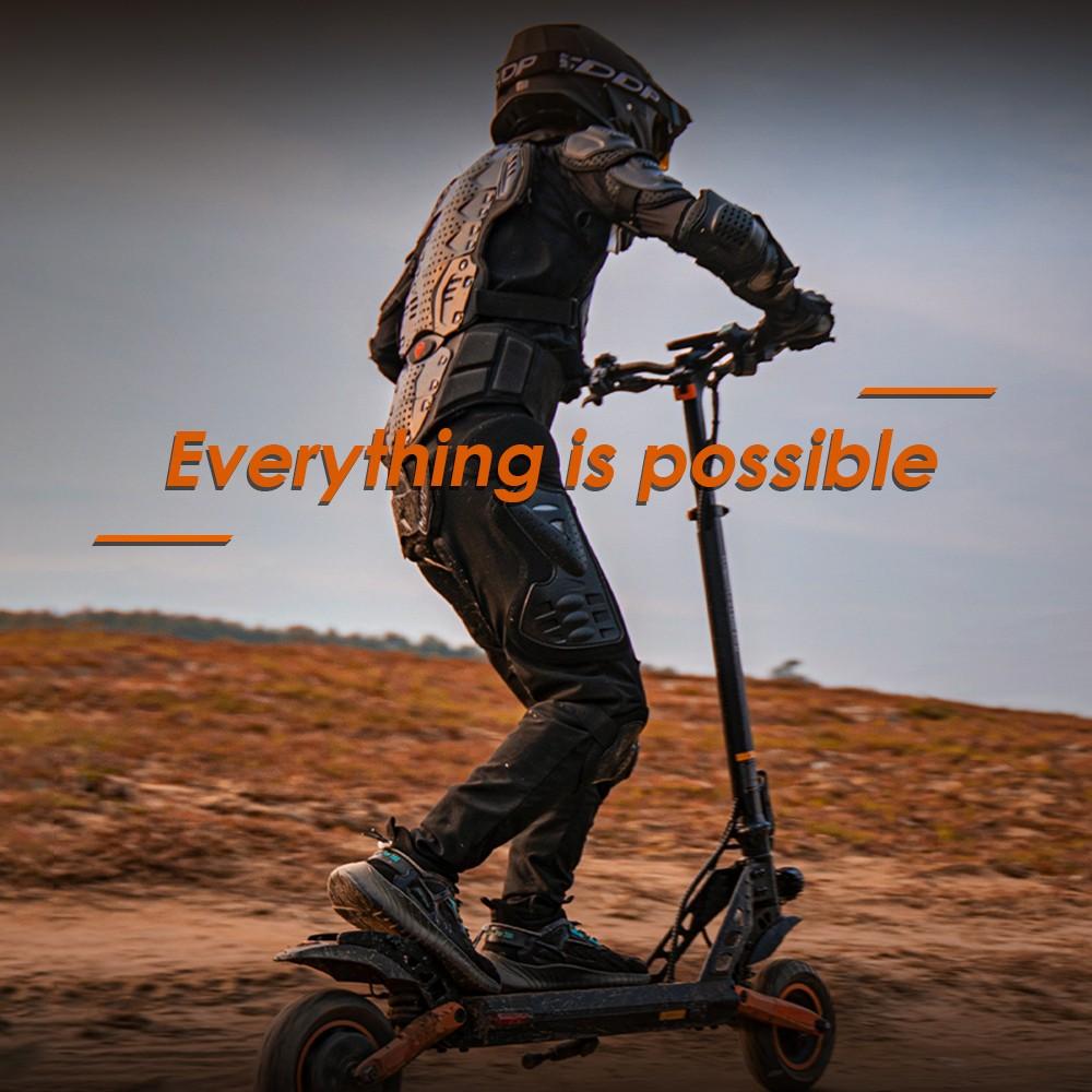 KuKirin Электросамокат G2 Pro, версия 2024, 600 Вт бесщеточный двигатель, аккумулятор 48 В 15.6 Ач, 9-дюймовые резиновые вакуумные шины, максимальная скорость 45 км/ч