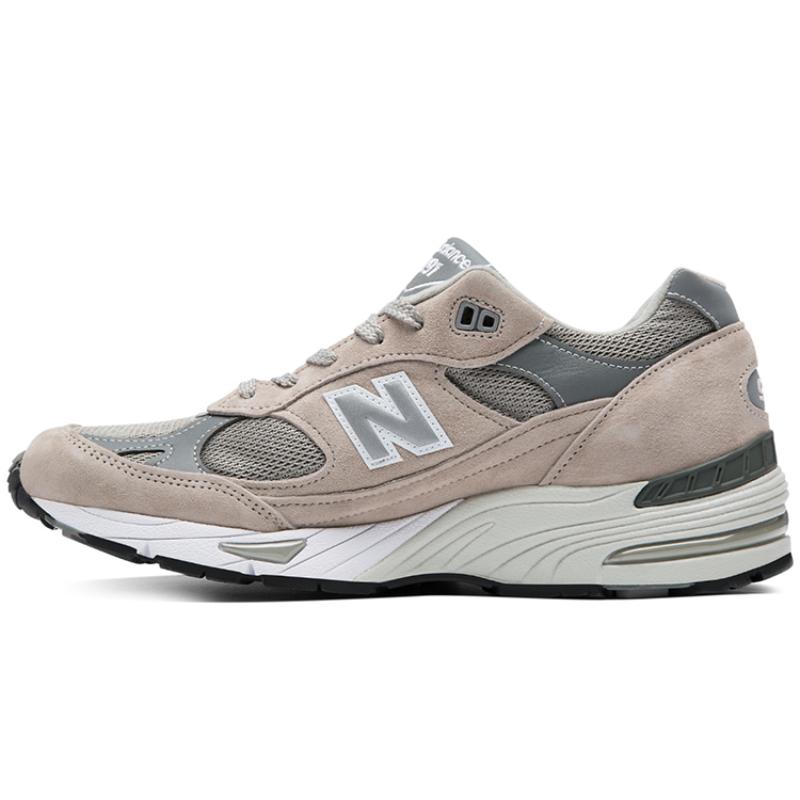 New Balance 991 Made In England 'Grey White' Sneakers M991GL