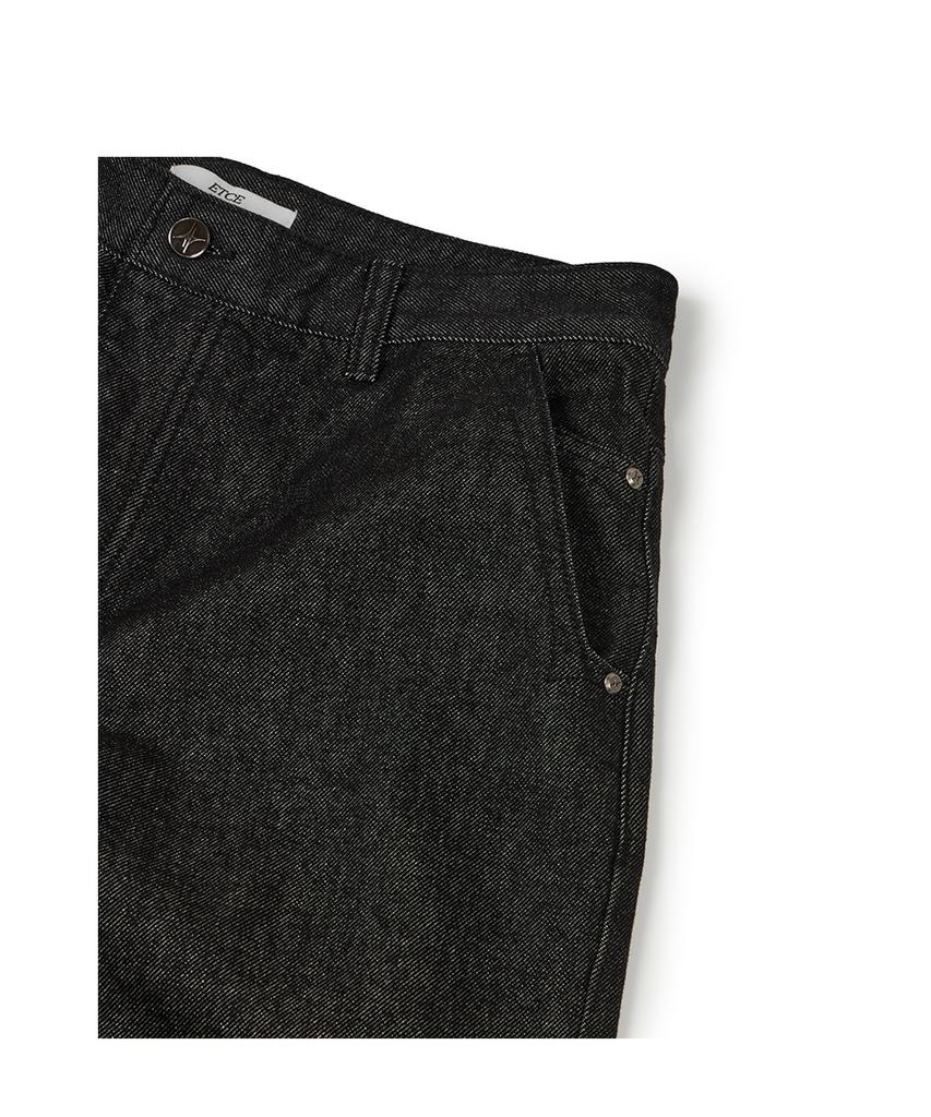 ETCE Side Pocket Curved Denim (Black)