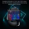 One-Handed Mechanical Gaming Keyboard Rgb Backlit Portable Mini Gaming Keypad