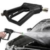 Short Pressure Washer Gun with 1/4 Inch Quick Connector Pressure Washer Handle 4000 PSI for Washing Cars Garden Cleaning
