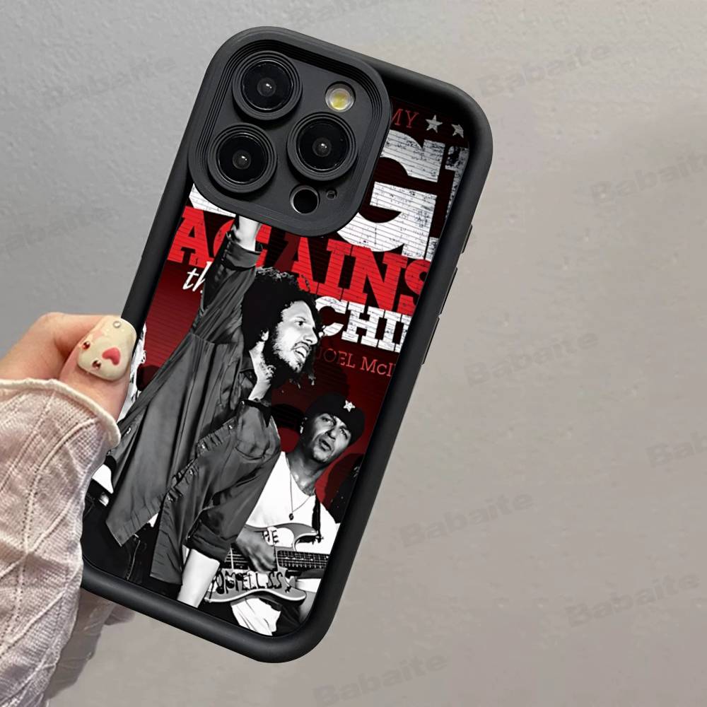 Band Rage A-Against The M-Machine Классический чехол для телефона для IPhone 17 16 15 14 13 12 11 Air Plus Pro Max Мягкая задняя крышка