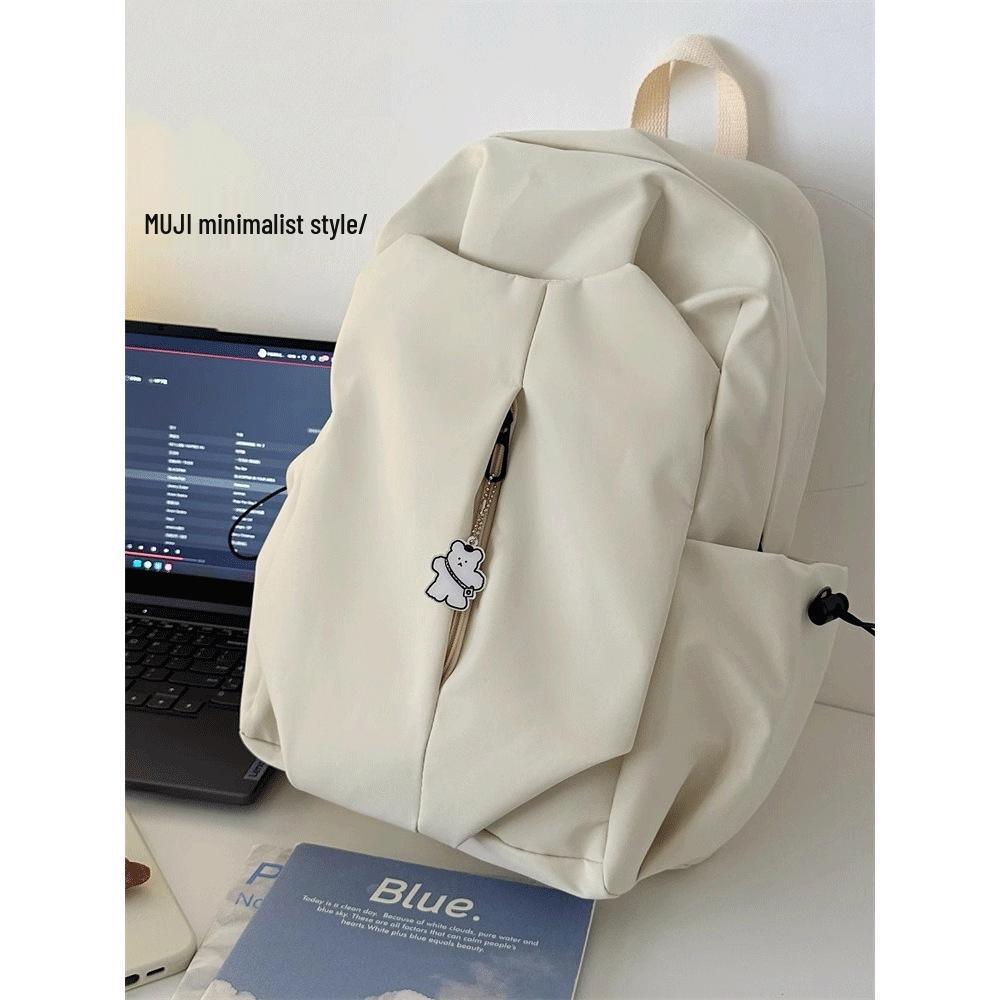 Черный рюкзак большой емкости для студентов - Унисекс, с двумя плечевыми ремнями, идеально подходит для колледжа и путешествий