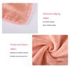 Hand Towel Coral Fleece Solid Color Design Bow Decoration Quick Dry Absorbent