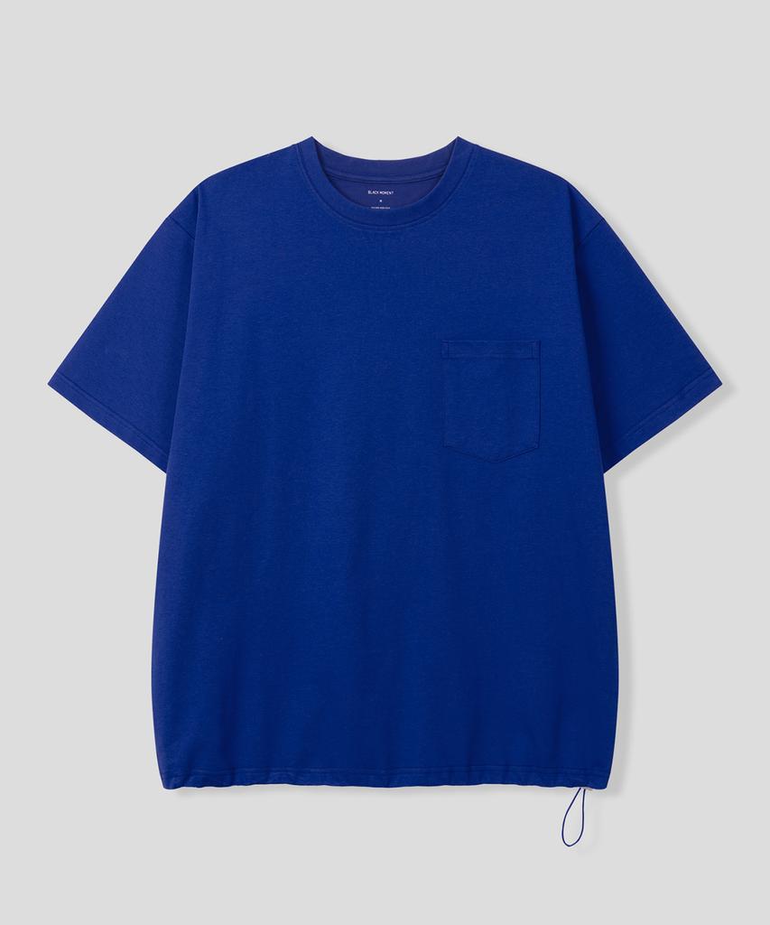 BLACK MOMENT Sorona String Pocket T-Shirt [Melange Gray]