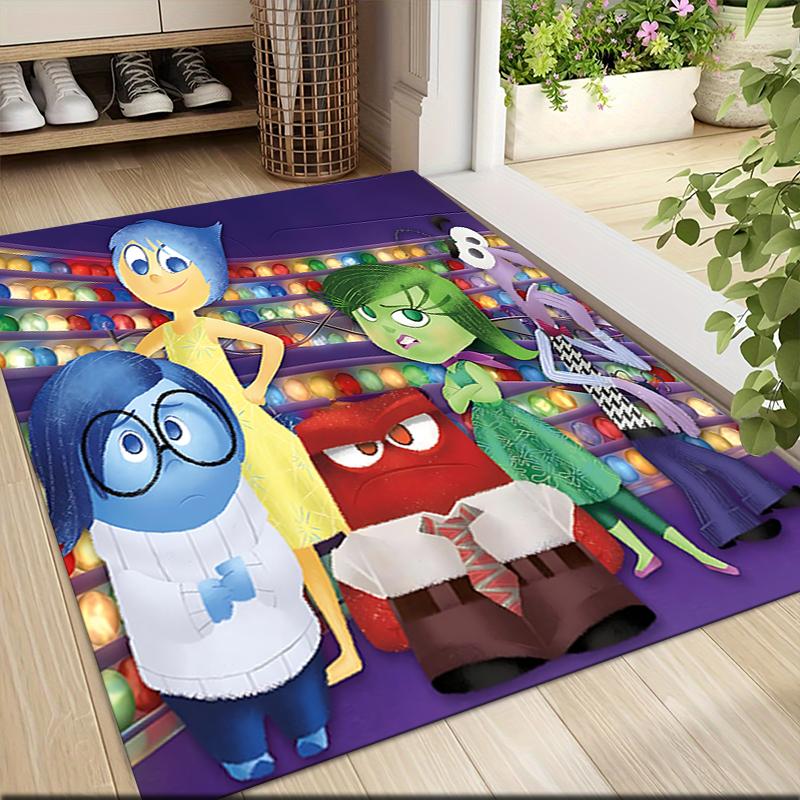 Inside Out Emotions Carpet Rug Soft Washable Anti Slip Home Living Room Sofa Mats Personalized Christmas Rug