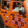 2025 Graduation Car Magnets Congrats Grad Magnetic Stickers Set Graduation Party Decor Magnets for Cars Fridge Garage Mailbox