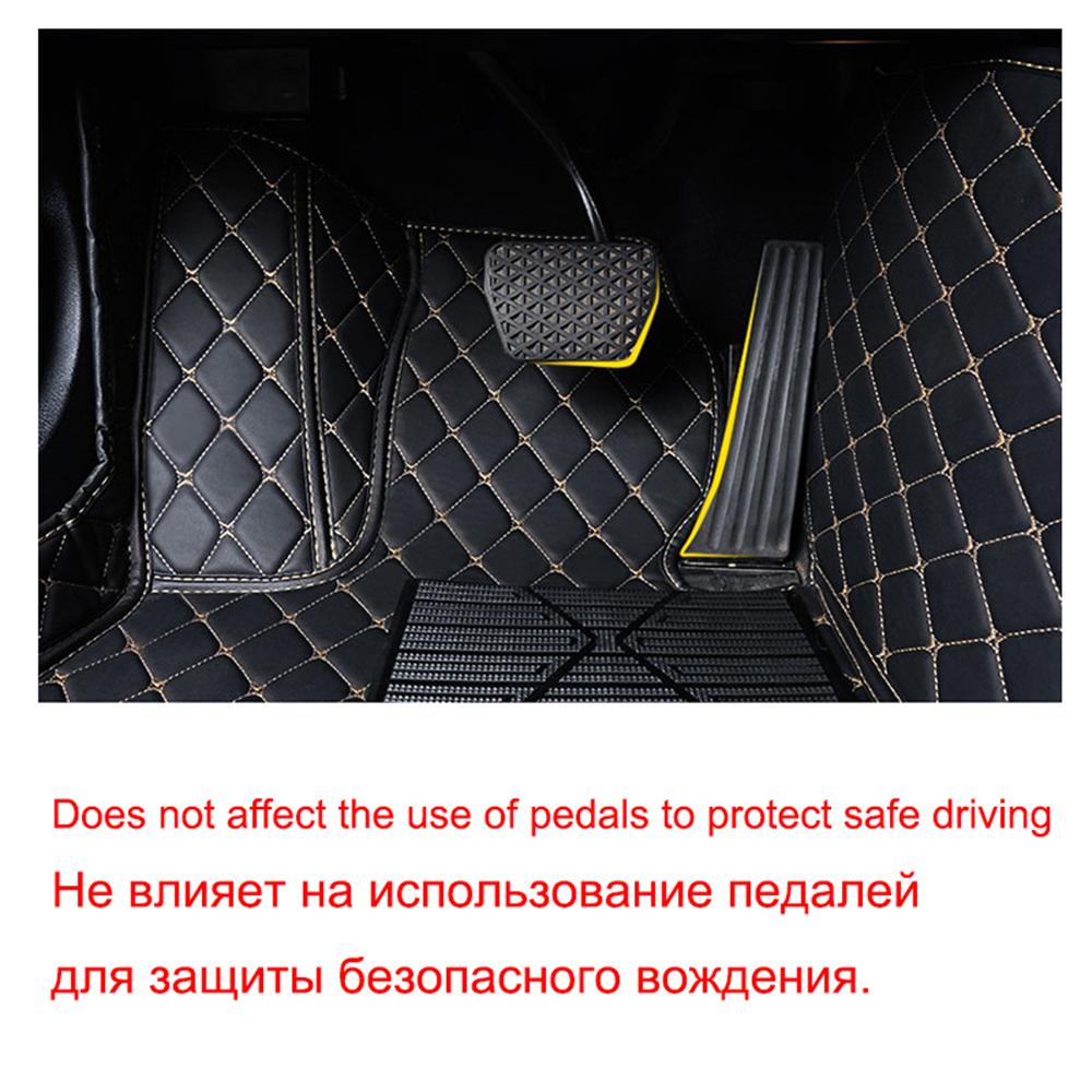 Sinjayer водостойкие кожаные автомобильные коврики из XPE, напольные коврики, коврик для пола, коврик, подходит для MG ONE ZS HS MG5 MG MG4