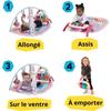 BABY EINSTEIN Tapis de sol éveil bébé fille évolutif 4-en-1 -Kickin' Tunes- jouet piano, arche jouets sensoriels, multilingue