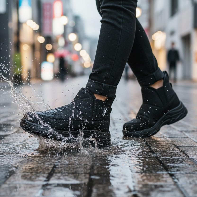 Moz Sweden Logon Зимние сапоги без рук, Водоотталкивающие, Водонепроницаемые и для холодной погоды, Легкие, для женщин, Резиновые сапоги, Черные, 93325422