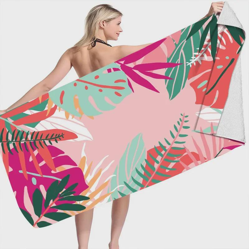 Customizable Quick-Dry Double-Sided Velvet Beach and Bath Towel